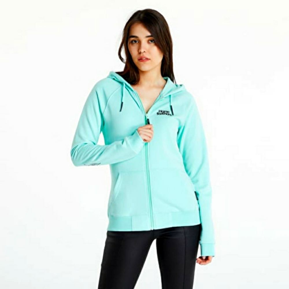 North face fleece hooded jacket medium